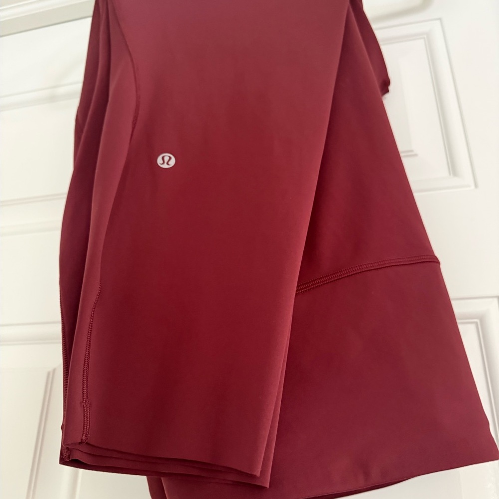 Lululemon athletica 26” Wunder Train Burgundy Leggings